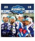 Wall calendar HC Kometa Brno 2019