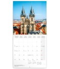 Nástěnný kalendář Praha mini 2019