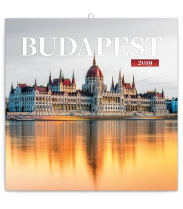 Wall calendar Budapest 2019