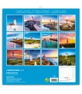 Wall calendar Lighthouses 2019