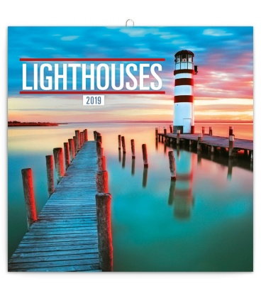 Wandkalender Lighthouses 2019