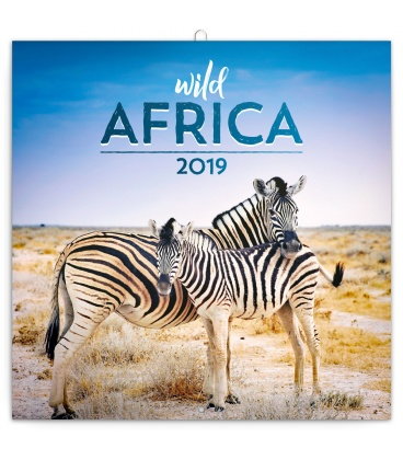 Nástěnný kalendář Divoká Afrika 2019