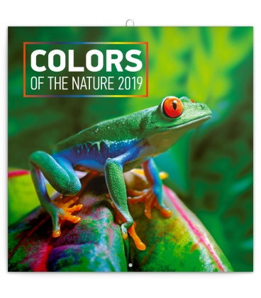 Nástěnný kalendář Barvy v přírodě 2019