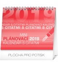 Stolní kalendář Plánovací s citátmi SK 2019