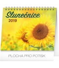 Table calendar Sunflower planner with quotes 2019