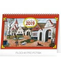 Table calendar Josef Lada – In the village 2019