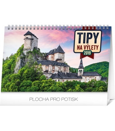 Stolní kalendář Tipy na výlety SK 2019