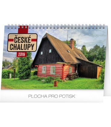 Table calendar Czech cottages 2019