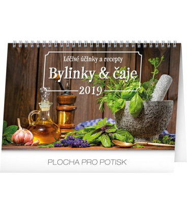 Table calendar Herbs and tea 2019