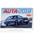 Stolní kalendář Auta 2019