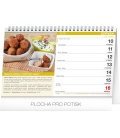 Table calendar Cheap meal tips 2019