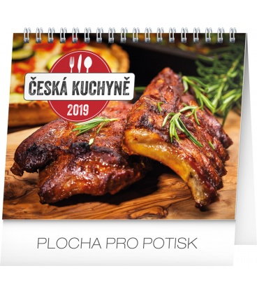 Table calendar Czech cuisine 2019