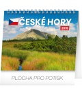 Table calendar Czech mountains 2019