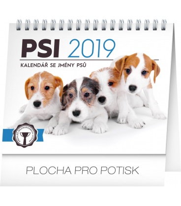 Stolní kalendář Psi – se jmény psů 2019