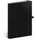 Notebook A5 Vivella Classic lined black/black 2019