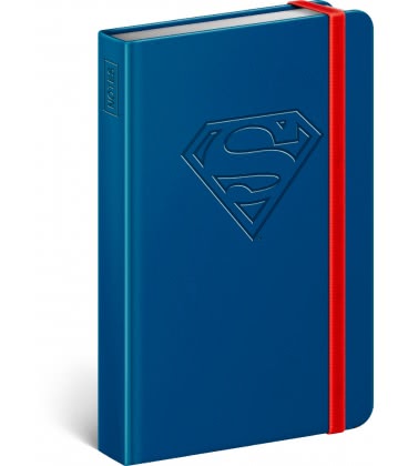 Notizbuch pocket Superman – Logo, liniert 2019