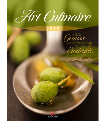 Wandkalender Art Culinaire 2019