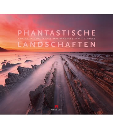 Nástěnný kalendář  Fantastické krajiny / Phantastische Landschaften 2019