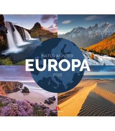 Wall calendar Naturwunder Europa 2019