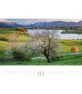 Nástěnný kalendář  Krajina Německa / Deutschland - Landschaften 2019