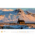 Nástěnný kalendář  Island 2019