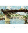 Nástěnný kalendář  Paříž - v obrazech  / Paris – Künstlerblicke 2019