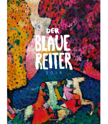 Nástěnný kalendář  Modrý jezdec / Der Blaue Reiter 2019