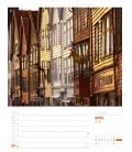 Nástěnný kalendář  Skandinávie - týdenní plánovač / Skandinavien – Wochenplaner 2019
