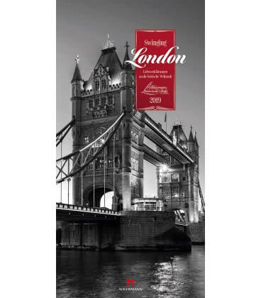 Nástěnný kalendář  Londýn / Swinging London 2019