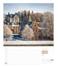 Nástěnný kalendář  Skotsko - týdenní plánovač / Schottland – Wochenplaner 2019