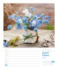 Wall calendar Zauberhafte Blumendeko – Wochenplaner 2019