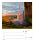 Nástěnný kalendář  Romantické krajiny - týdenní plánovač / Poetische Landschaften – Wochen