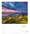 Wall calendar Poetische Landschaften – Wochenplaner 2019