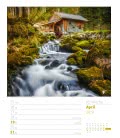 Nástěnný kalendář  Alpy - týdenní plánovač / Faszination Alpenwelt – Wochenplaner 2019