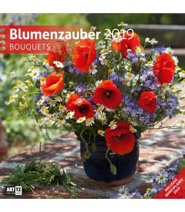 Nástěnný kalendář  Kouzlo květin /  Blumenzauber 2019