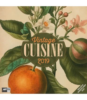 Wandkalender Vintage Cuisine 2019