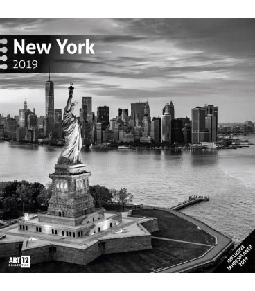 Wall calendar New York 2019