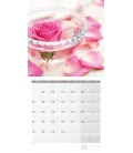 Nástěnný kalendář  Růžový sen / Rosenträume 2019