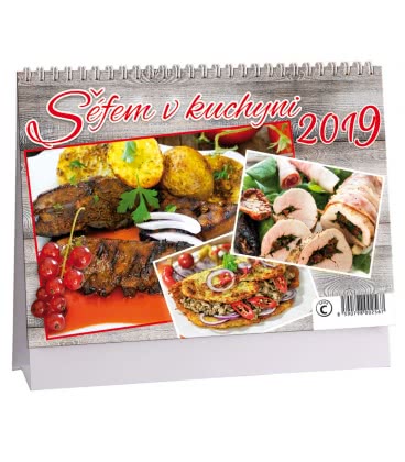 Stolní kalendář Šéfem v kuchyni 2019