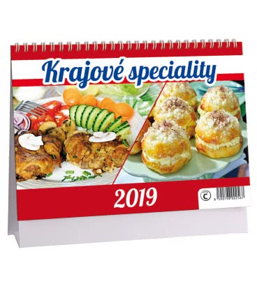 Stolní kalendář Krajové speciality 2019