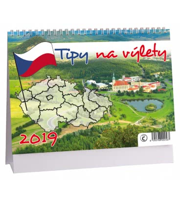 Stolní kalendář Tipy na výlet 2019