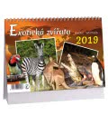 Stolní kalendář Exotická zvířata 2019