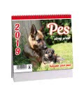 Tischkalender Pes - věrný přítel 2019