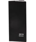 Pocket diary monthly PVC - black 2019