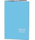 Pocket-Terminplaner vierzehntägig PVC - blau 2019