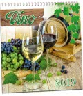 Nástěnný kalendář Víno 2019