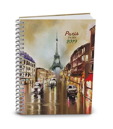 Weekly Pocket Diary - Egon - twin wire - lamino - Paris 2019