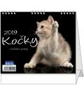 Tischkalender IDEÁL - Kočky 2019