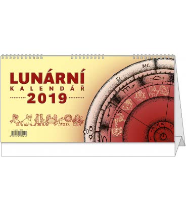 Stolní kalendář Lunární kalendář 2019