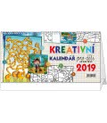Stolní kalendář Kreativní kalendář pro děti 2019